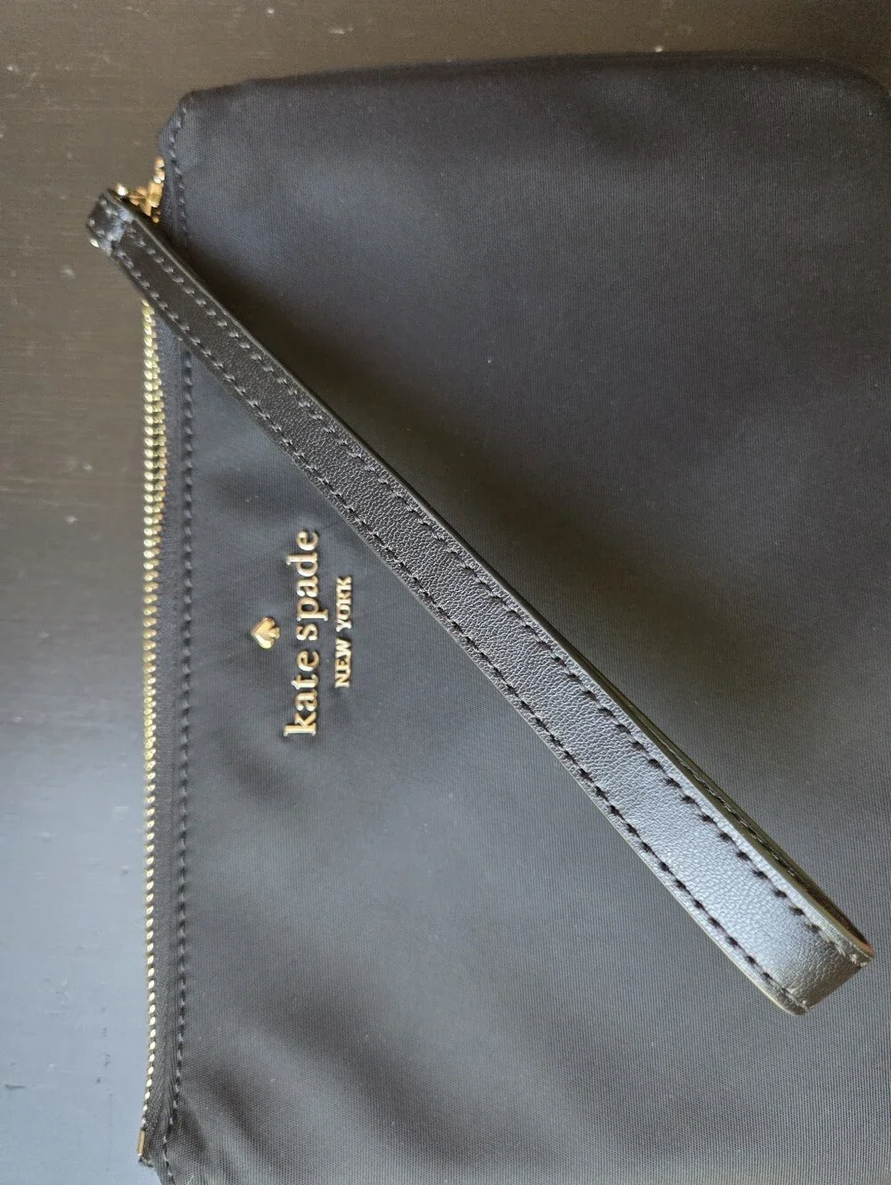Kate Spade Nylon Wristlet Clutch Black - Picture 3 of 9